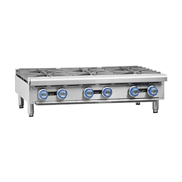 Imperial IHPA-2-24, 24-Inch Gas 2 Burner Hot Plate, 64000 BTU