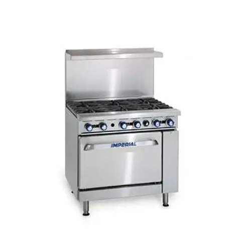 Imperial IR-6-C, 36 inch Gas Range, CSA, NSF, CE