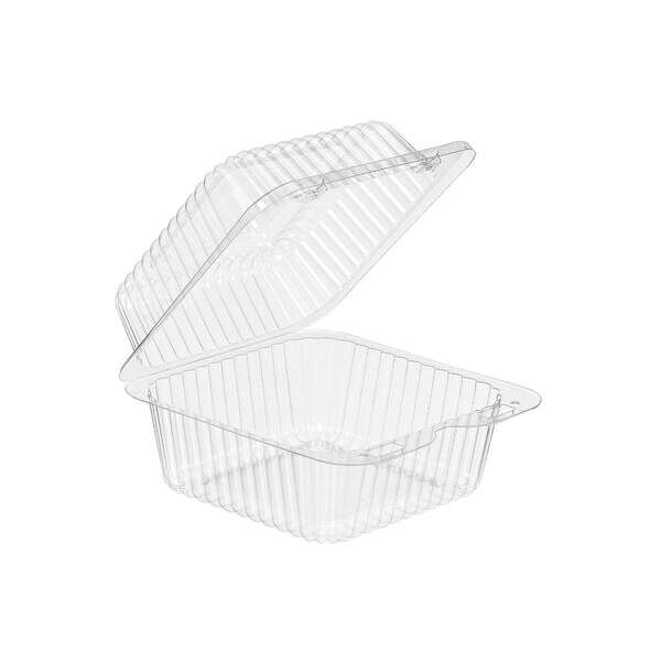 Inline SLP20D, 5.3x5.6x3.1-Inch 34 Oz Clear Hinged Plastic Container, 500/CS