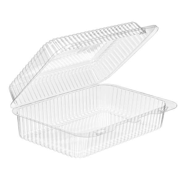 Inline SLP40, 74.7 Oz 8.75x5.75-Inch Clear Plastic 1-Compartment Hinged Container, 276/CS