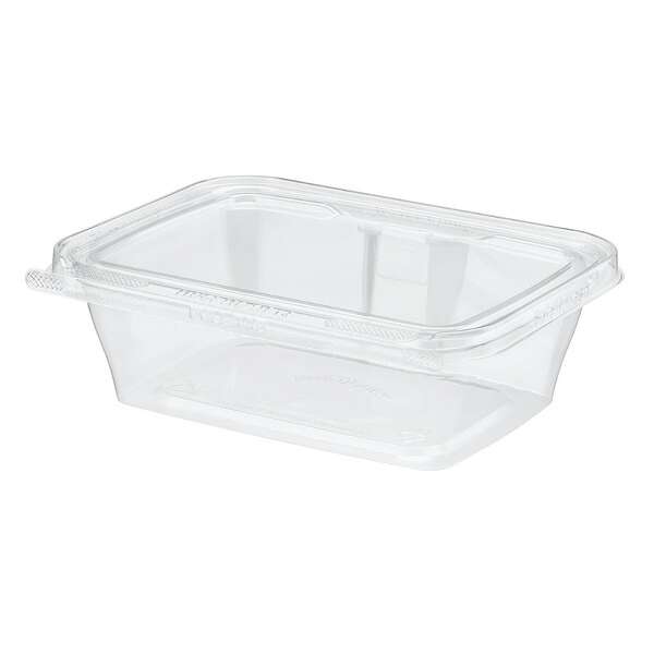 Inline TS24, 24 Oz 6.25x4.07-Inch Clamshell Rectangular Tamper Evident Clear PET Container, 200/CS