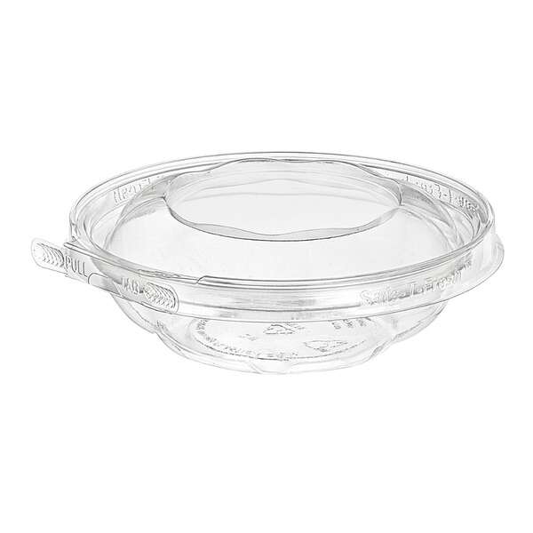 Inline TS8RN, 8 Oz Round Tamper Evident Clear PET Plastic Container, 240/CS