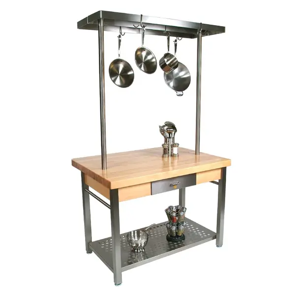 John Boos CUCG21, 60x28-Inch Cucina Grande Work Table (Special Order Item)