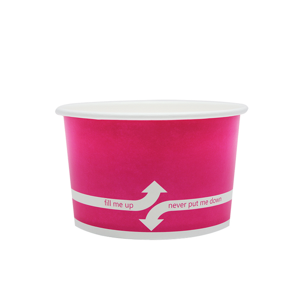 Karat CKDP20P, 20 Oz Pink Paper Food Containers, 600/CS