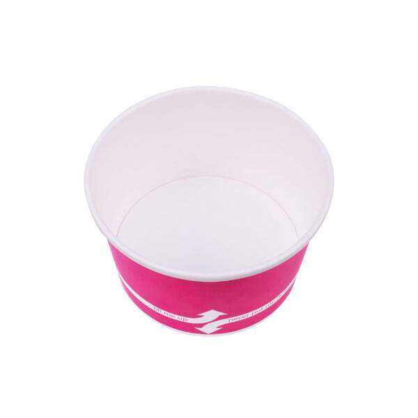 Karat CKDP20P, 20 Oz Pink Paper Food Containers, 600/CS