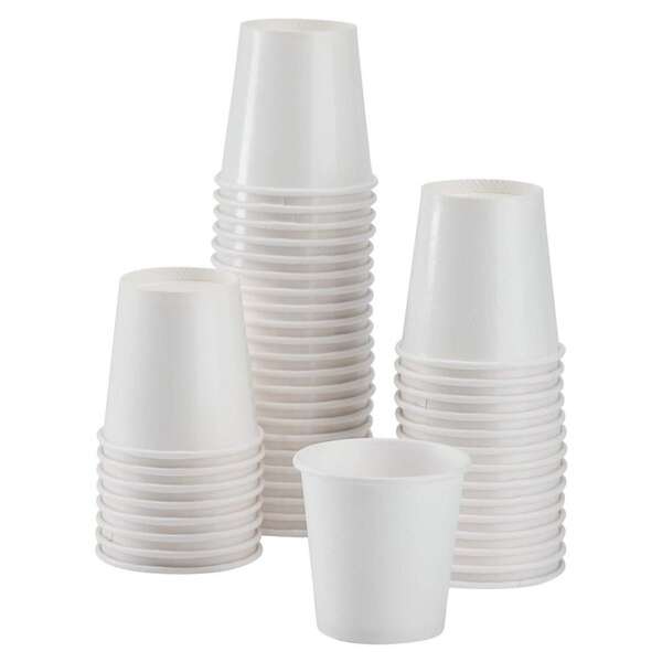 Karat CKDP2W, 2 Oz Paper Sampling Cup, White, 2000/CS