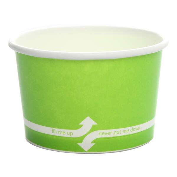 Karat C-KDP4 (Green), 4 Oz Paper Cold and Hot Food Container, 1000/Cs