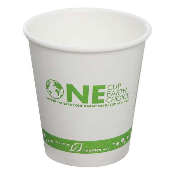 Karat KE-K510, 10-Ounce White Hot Cup, 1000/CS, Cedar Grove