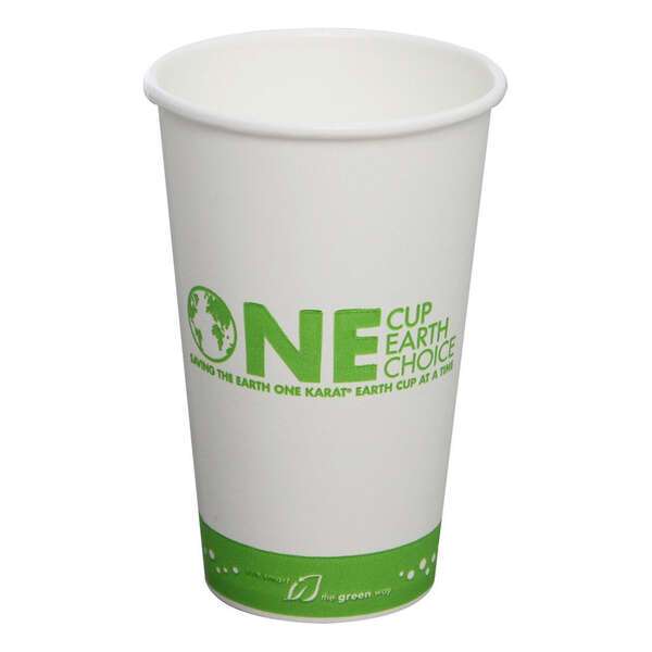 Karat KE-K516, 16-Ounce White Hot Cup, 1000/CS, Cedar Grove