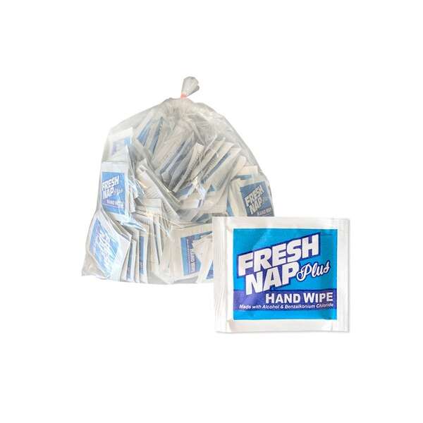 Kari-Out Fresh Nap Plus Sanitizing Hand Wipes w/Alcohol, 100/PK