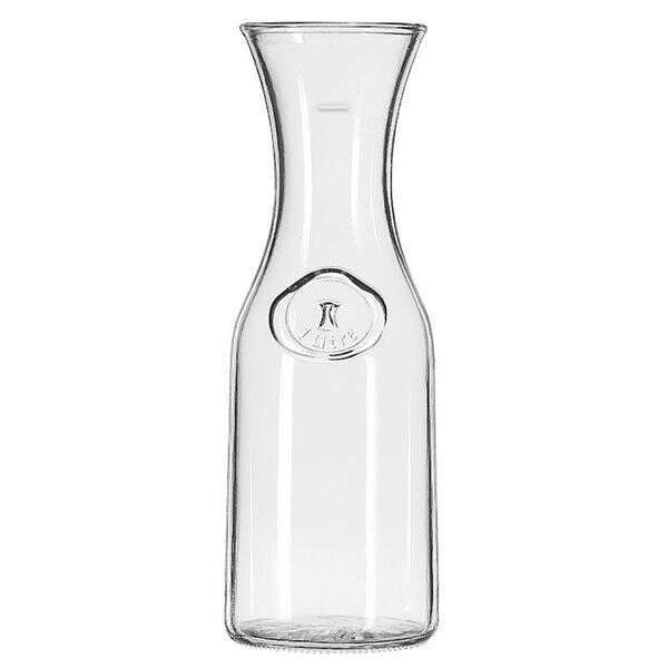 Kayali VK-CRF34, 34 Oz (1L) Clear Glass Carafe, 12/CS