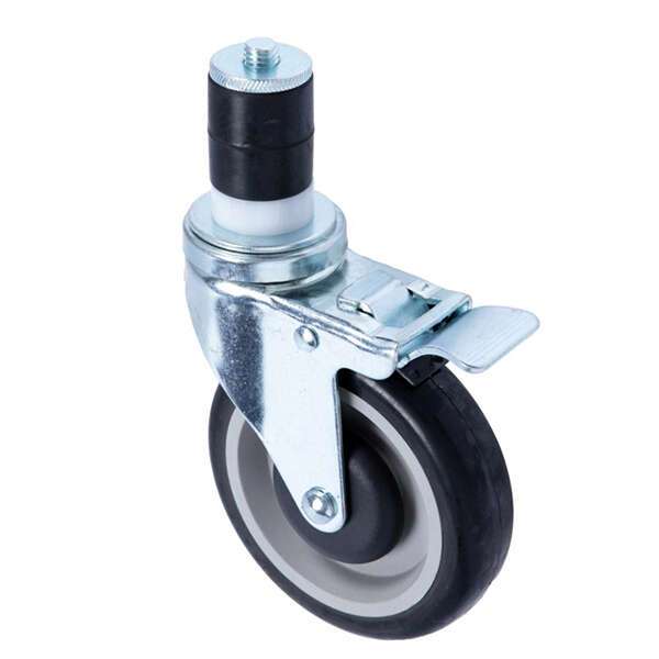 KCS CT-5W, 5-Inch Swivel Stem Casters for Work Tables, Set