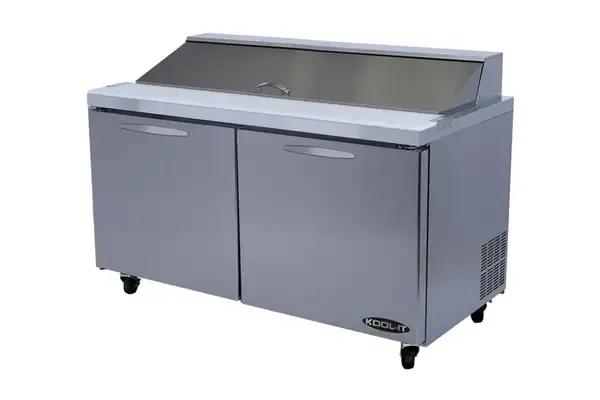 Kool-It KST-60-2, 60-inch Refrigerated Salad/Sandwich Prep Table