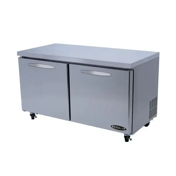 Kool-It KUCR-60-2, 60-inch 2 Solid Doors Undercounter Refrigerator