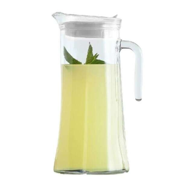 LAV TRU140, 47.3 Oz Truva Glass Pitcher with Lid, 6/CS