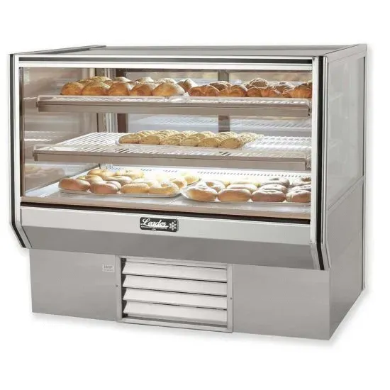 Leader NCBK57, 57-Inch Refrigerated Counter Bakery Case with 2 Shelves