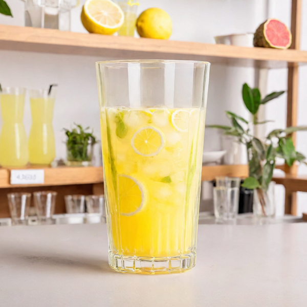 Libbey 15642, 16 Oz Paneled DuraTuff Cooler Glass, 3 DZ