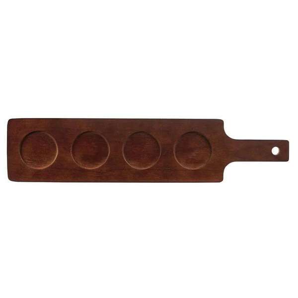 Libbey 96381, 16-inch Four-Hole Mahogany Wood Serving Paddle, DZ