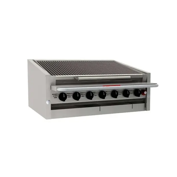 Magikitchen Magikitch'n CM-RMB-660CR, 60-Inch Gas Countertop Standard Duty Radiant Charbroiler with Manual Control