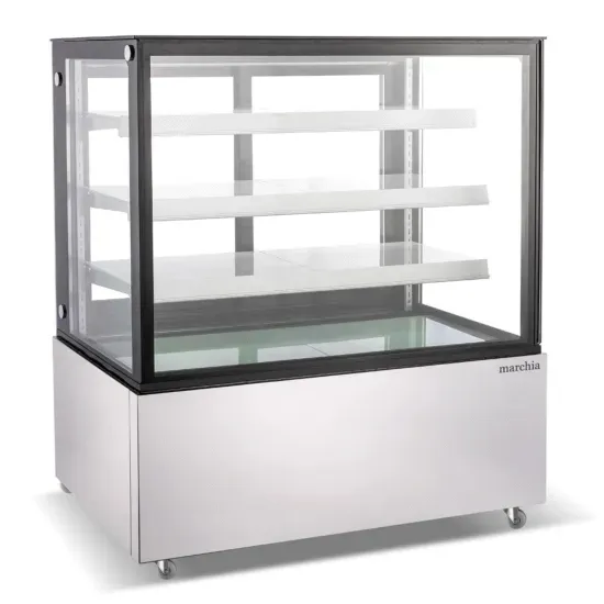 Marchia Display Company Marchia MBT48-ST, 48-Inch Straight Glass Refrigerated Bakery Display Case
