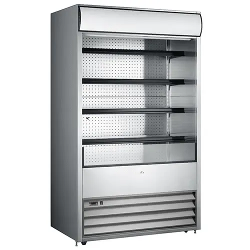 Marchia Display Company Marchia MDS48 48-inch Open Refrigerated Display Merchandiser, 81.5-inch Height S/S 220V