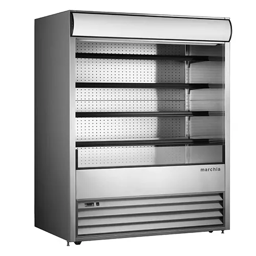 Marchia Display Company Marchia MDS72 72-inch Open Refrigerated Display Merchandiser, 81.5-inch Height S/S 220V
