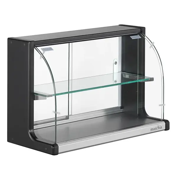 Marchia Display Company Marchia USTAR-T25, 26-Inch Dry Curved Glass Bakery Display Case, Non Refrigerated
