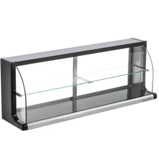 Marchia Display Company Marchia USTAR-T48, 45-Inch Dry Curved Glass Bakery Display Case, Non Refrigerated