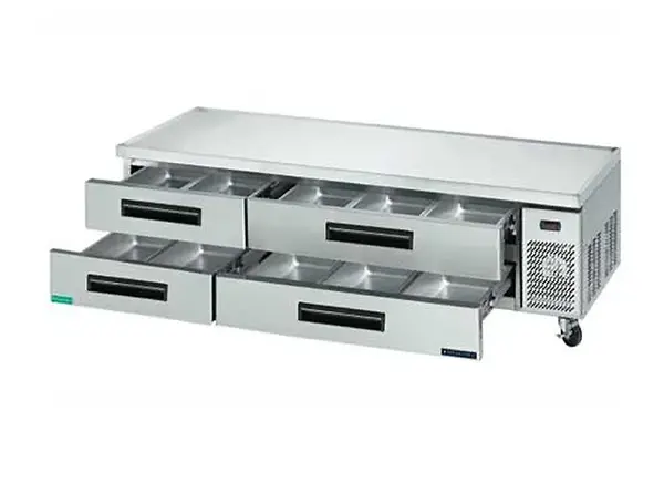 Maxximum Maxx Cold MCCB72, 70x30.5x25.5-Inch Refrigerated Chef Base, 14.3 Cu. Ft, 379 Watt, Self-Contained, ETL, ETL Sanitation