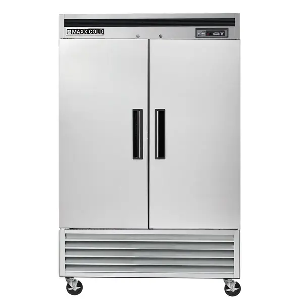 Maxx Cold MCR-49FDHC Reach-In Refrigerator, Double Door, Bottom Mount