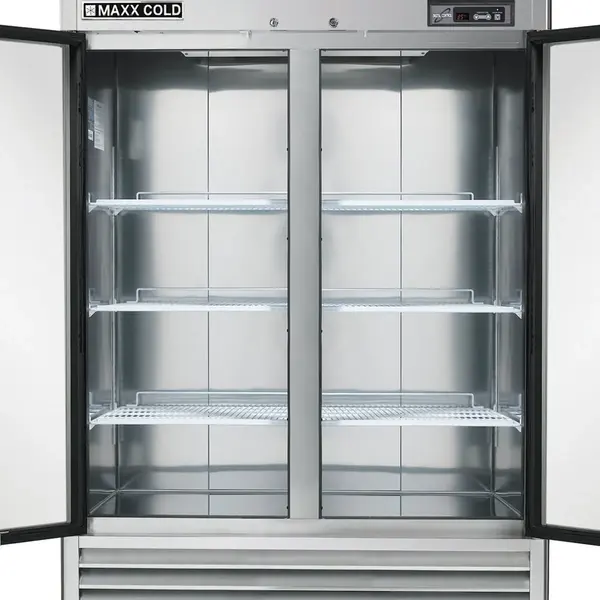 Maxx Cold MCR-49FDHC Reach-In Refrigerator, Double Door, Bottom Mount