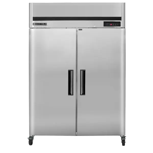 Maxximum Maxx Cold MCRT-49FDHC Reach-In Refrigerator, Double Door, Top Mount