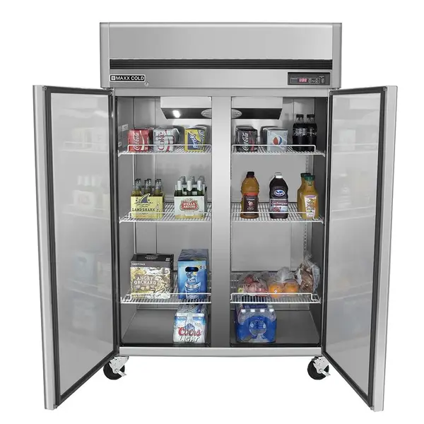 Maxx Cold MCRT-49FDHC Reach-In Refrigerator, Double Door, Top Mount