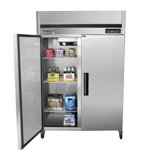 Maxx Cold MCRT-49FDHC Reach-In Refrigerator, Double Door, Top Mount