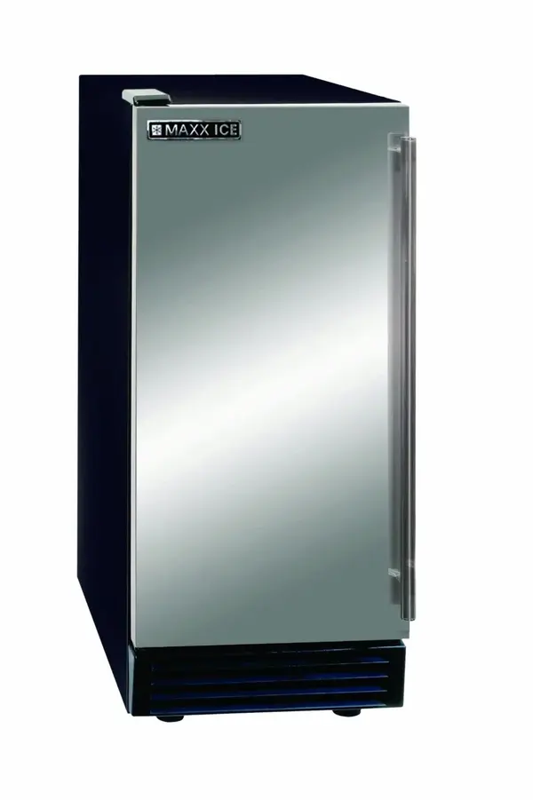 Maxximum Maxx Ice MIM50, 14.6x23x33.3-Inch Self-Contained Ice Maker, 50 Lbs/Day, Slab Cube Ice, CE, UL, NSF, Energy Star