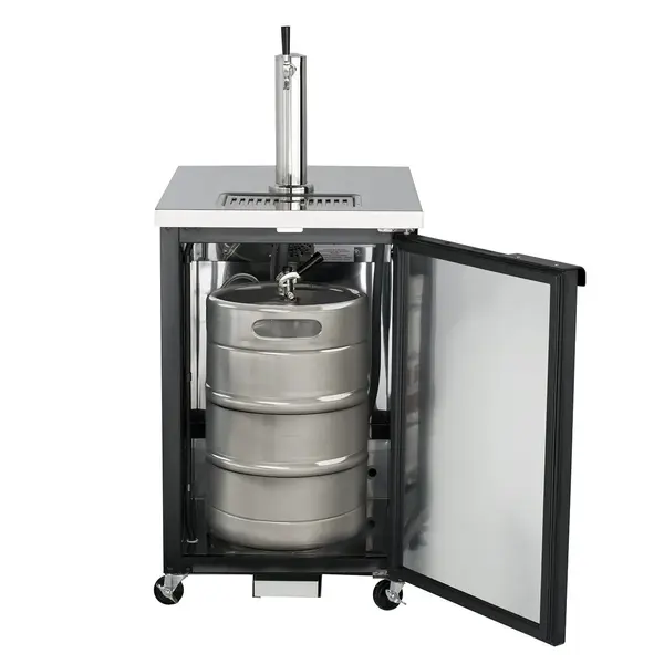 Maxx Cold MXBD24-1B One Keg Beer Tower / Dispenser