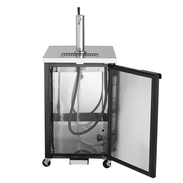 Maxx Cold MXBD24-1B One Keg Beer Tower / Dispenser