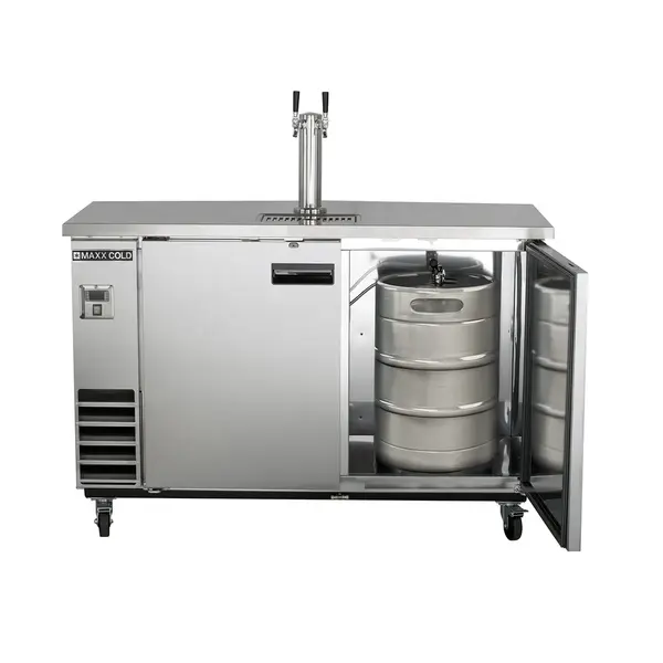 Maxx Cold MXBD48-1SHC Two Keg, One Tower Beer Dispenser