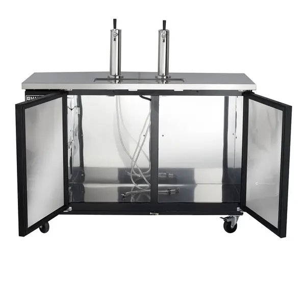 Maxx Cold MXBD60-2BHC Two Keg, Two Tower Beer Dispenser