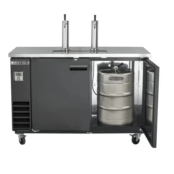 Maxx Cold MXBD60-2BHC Two Keg, Two Tower Beer Dispenser