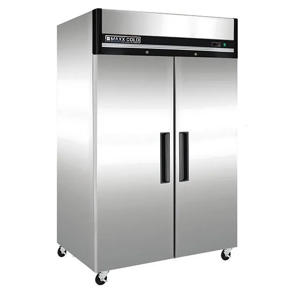 Maxximum Maxx Cold MXCF-49FDHC Reach-In Freezer, Double Door, Top Mount