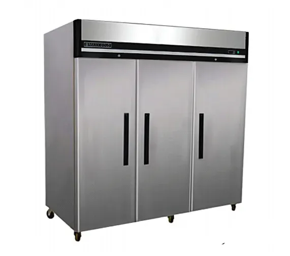 Maxximum Maxx Cold MXCF-72FD, X-series 81x32.7x82.7-Inch Upright Freezer, 3 Solid Doors, UL Sanitation, UL EPH Classified