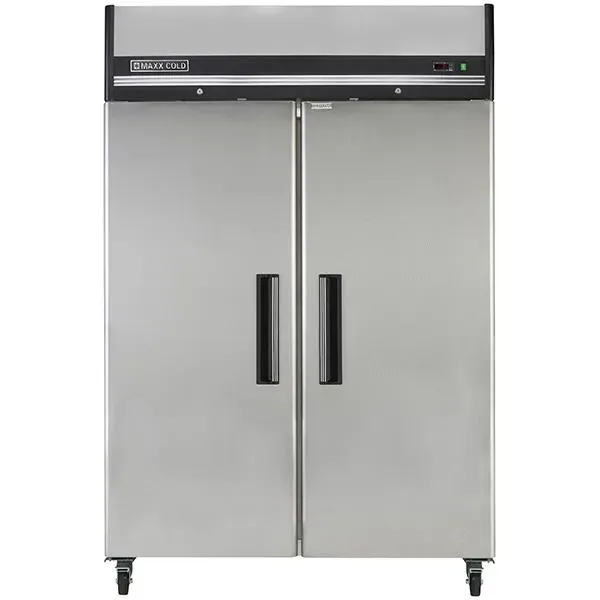 Maxx Cold MXCR-49FDHC Reach-in Refrigerator, Double Door, Top Mount