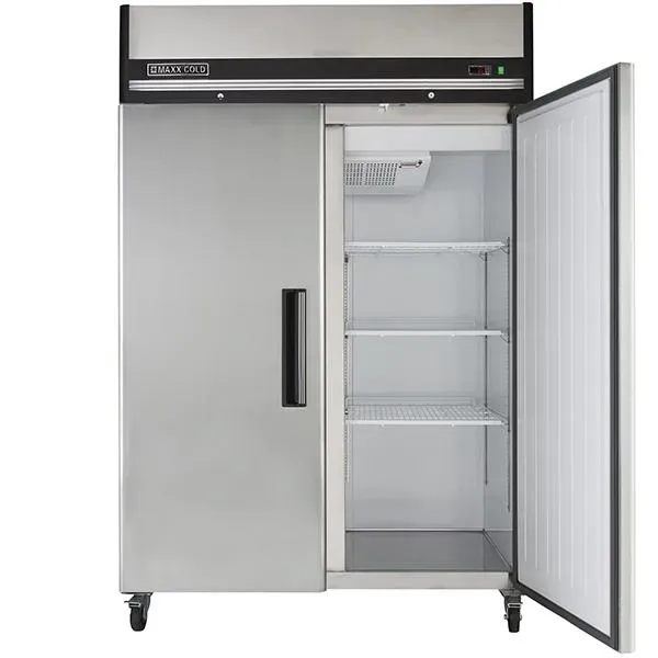 Maxx Cold MXCR-49FDHC Reach-in Refrigerator, Double Door, Top Mount