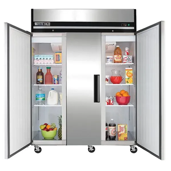 Maxx Cold MXCR-72FDHC Reach-in Refrigerator, Triple Door, Top Mount