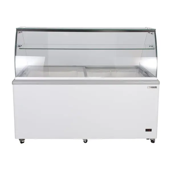 Maxx Cold MXDC-12 White Ice Cream Dipping Cabinet