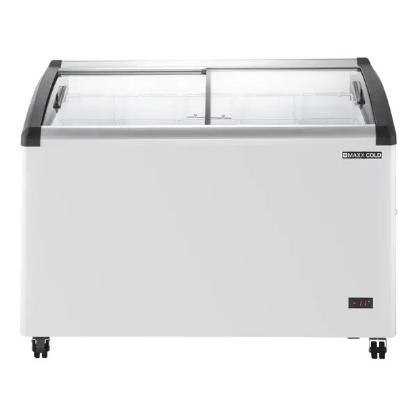 Maxximum Maxx Cold MXF48CHC-5 5-Basket Glass Display Chest Freezer Merchandiser