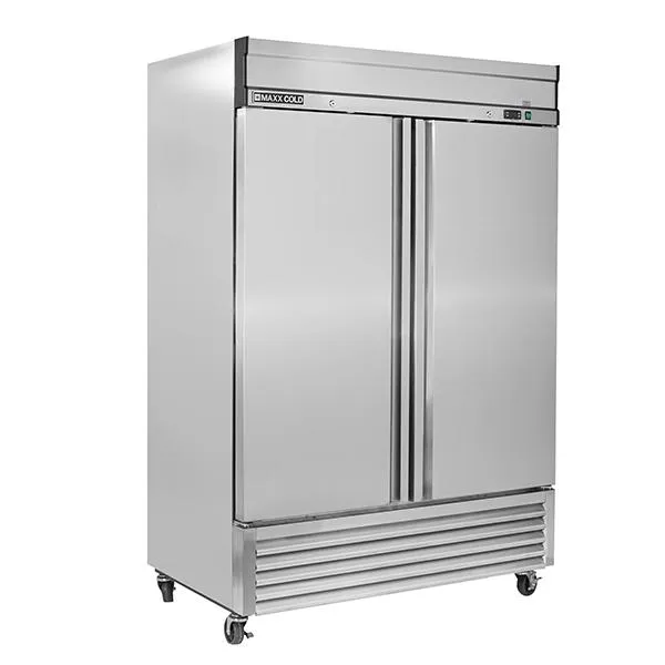 Maxximum Maxx Cold MXSR-49FDHC Reach-In Refrigerator, Double Door, Bottom Mount