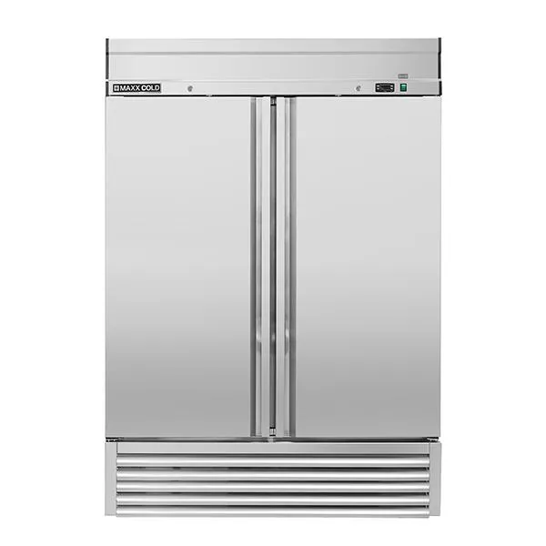 Maxx Cold MXSR-49FDHC Reach-In Refrigerator, Double Door, Bottom Mount