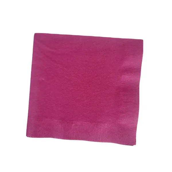 - CLOSEOUT - 9.5x9.5-Inch 3 Ply Merlot Paper Beverage Napkin, 800/CS